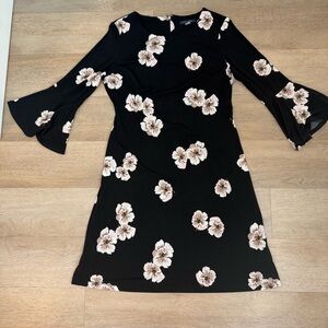 Tommy Hilfiger Floral Black Dress - size 6
